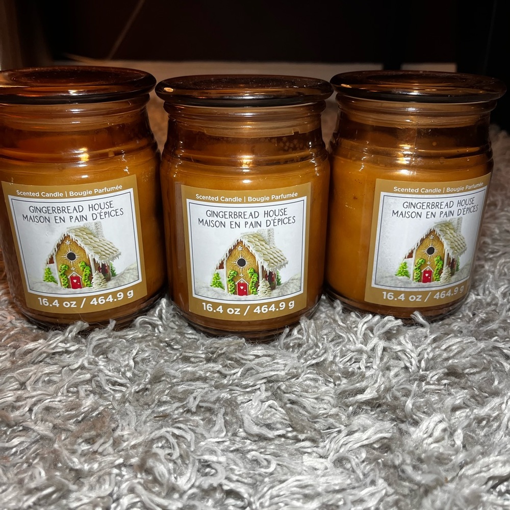 Gingerbread candle set